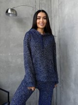 Костюм-двійка з люрексовою ниткою INNOE 210350-1 Синій