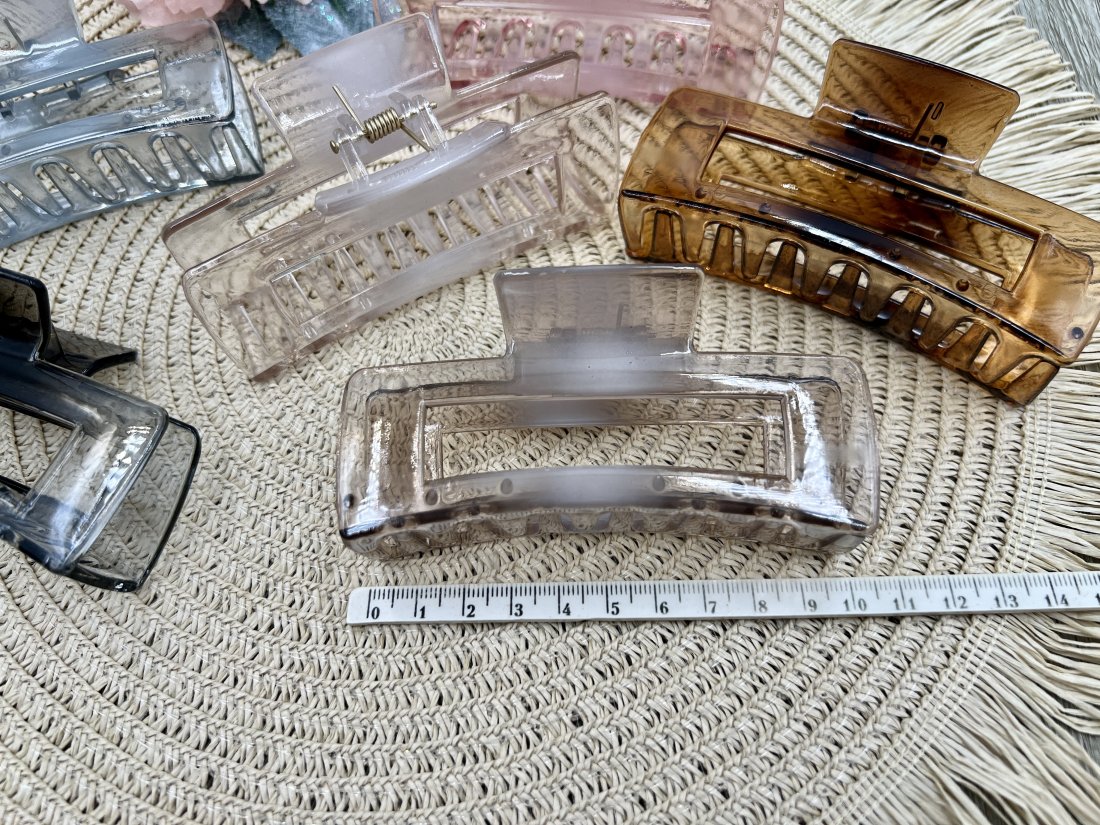 Краби для волосся. Проорі 10см. - Кристалік