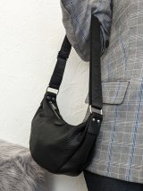 Сумка Urban Strap під натуральну шкіру з широкою шльовкою INNOE 350012-2 Чорний