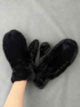 Утеплені хутряні рукавиці для зими INNOE 85005-4 Чорний