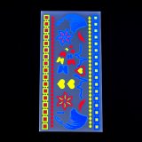 Неоновые татуировки Бабочки и Сердца 21 см