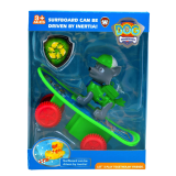 Іграшка собачка патруль на скейті 13 см