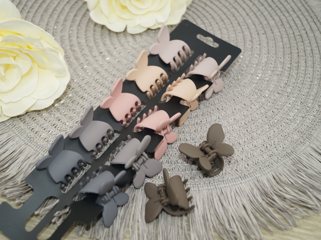 Краби для волосся. Матові 2.5 см.