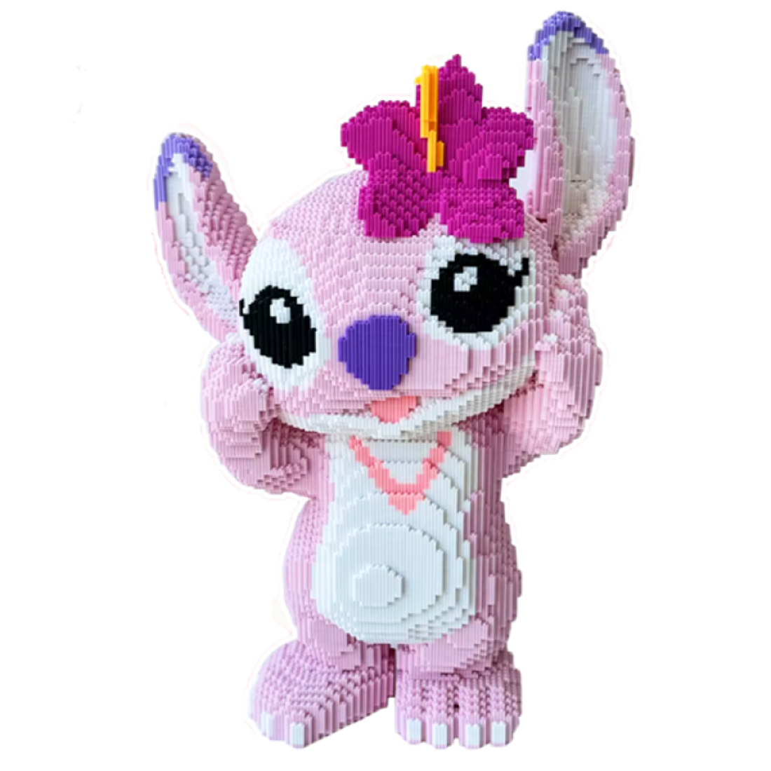 Конструктор Magic Blocks у вигляді Стіча Angel з квіткою 65 см