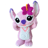 Конструктор Magic Blocks у вигляді Стіча Angel з квіткою 65 см