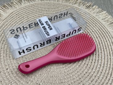 Гребінець для волосся в коробочці. T Teezer малинова 17,5см - Купити