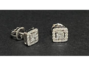 Пусети "Принцеси" з діамантами - Фото Пусети "Принцеси" з діамантами - Купити