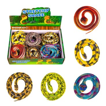 Гумові Змії кольорові два види 75 см - Купити