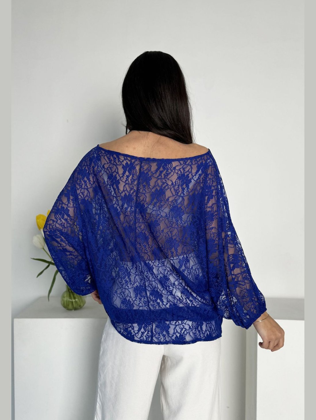 Туніка вільного силуету з гіпюру INNOE 230232-2 Синій