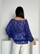 Туніка вільного силуету з гіпюру INNOE 230232-2 Синій