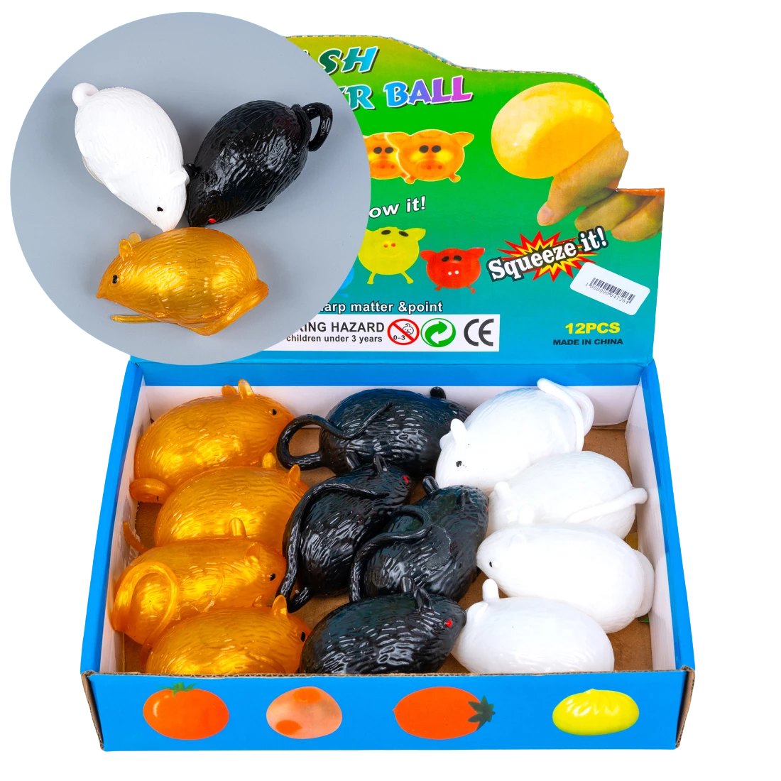 Антистрес-лизун Гризуни 7 см