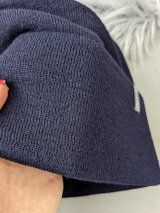 Жіноча шапка класичного фасону INNOE 950118-1 Темно-синій