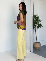 Елегантна шифонова блуза casual INNOE 55008-25 Зелений