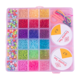 Бісер для плетіння браслетів Лимонад 20 см