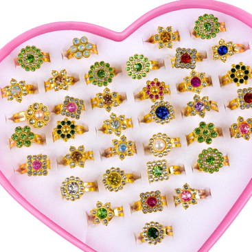 Кільця дитячі Смарагд 36 штук - Купити