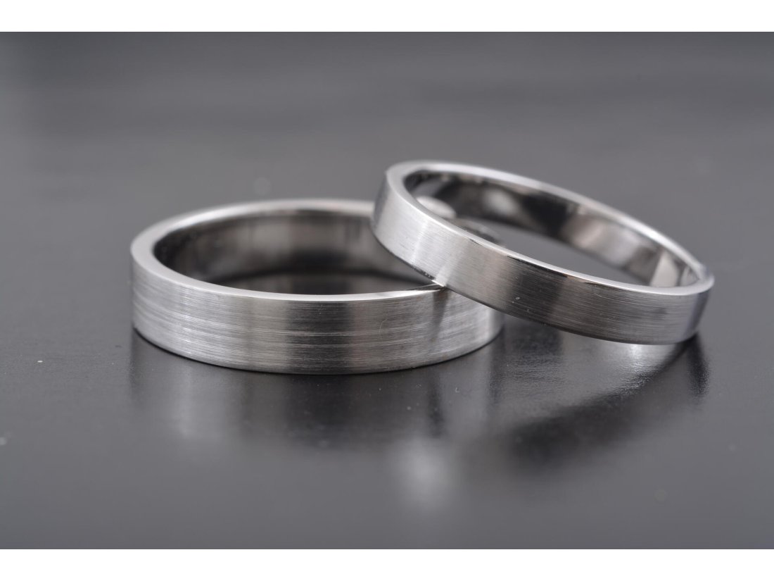 Обручки евро біле золото - Купити