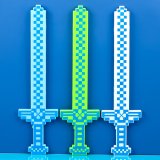 Алмазний меч Майнкрафт світиться, піксельний - Pobut