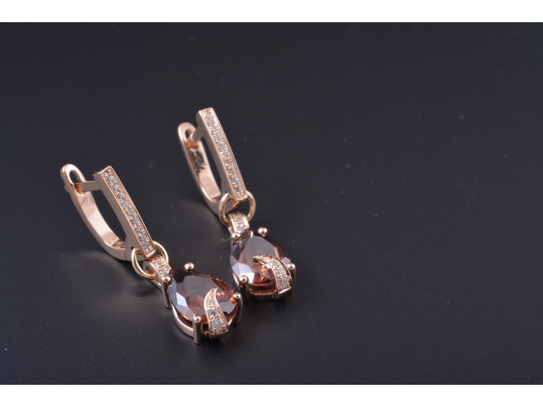 Сережки &quot;Крапельки&quot; - Багира