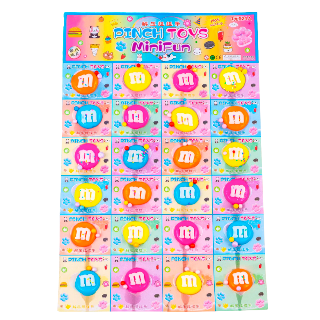 Антистрес М на листі 4 см