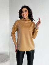 Практичний гольф однотонний жіночий INNOE 230208-23 Бежевий