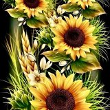 Подсолнухи 40х50 оптом, фото 4412