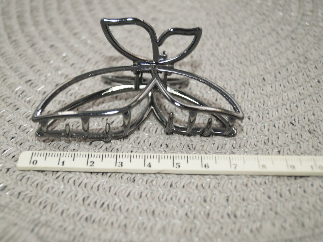 Металеві краби для волосся. 7.5 см. - Кристалік