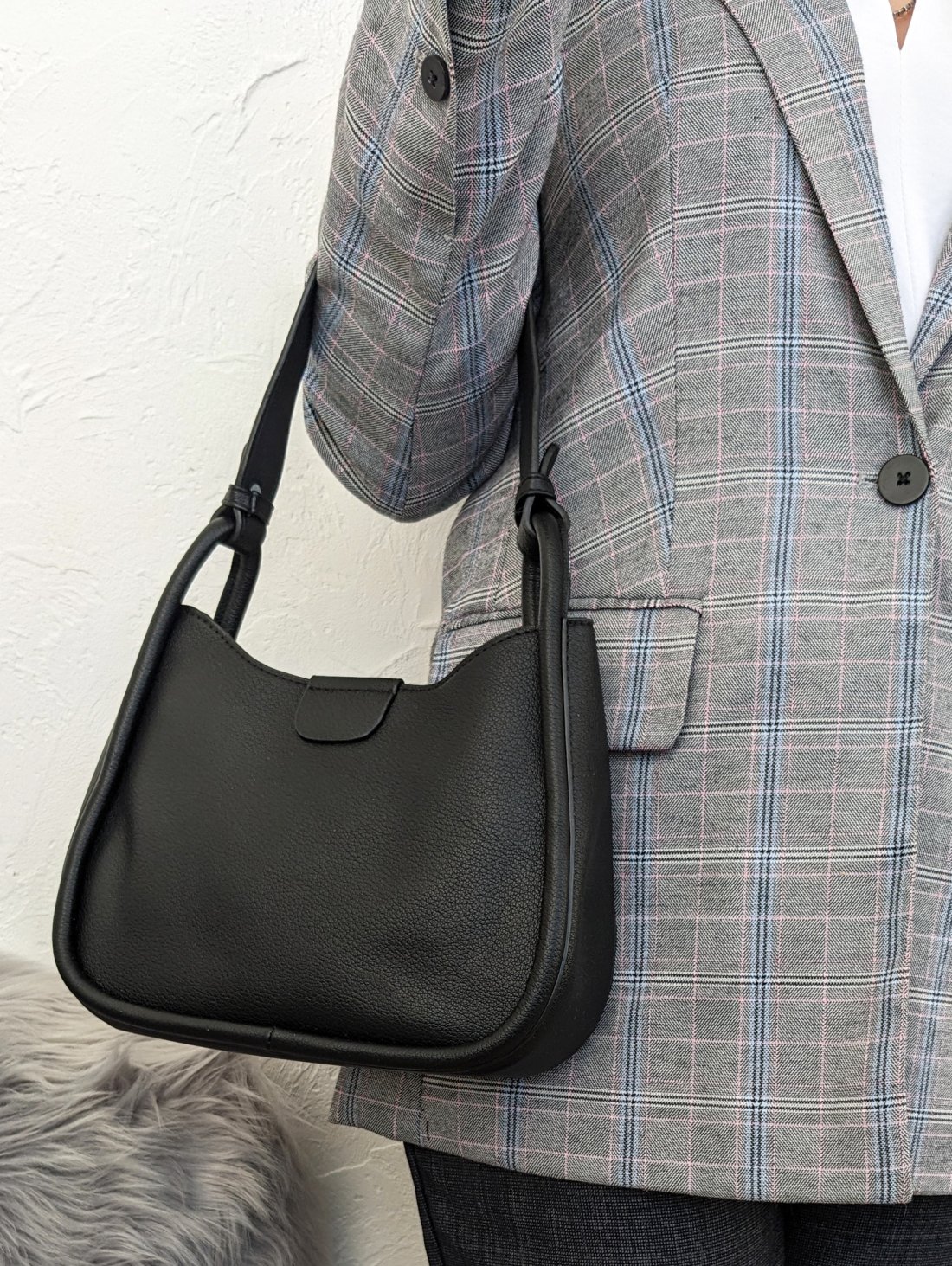 Жіноча сумка City Set з декоративним ланцюжком та вкладною моделлю INNOE 350012-1 Чорний