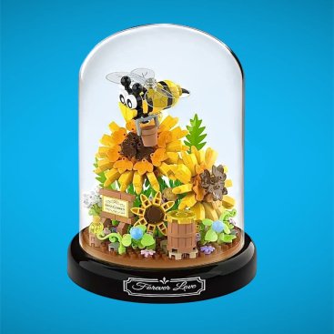 Конструктор в колбе с подсветкой пчелка оптом, фото 5334