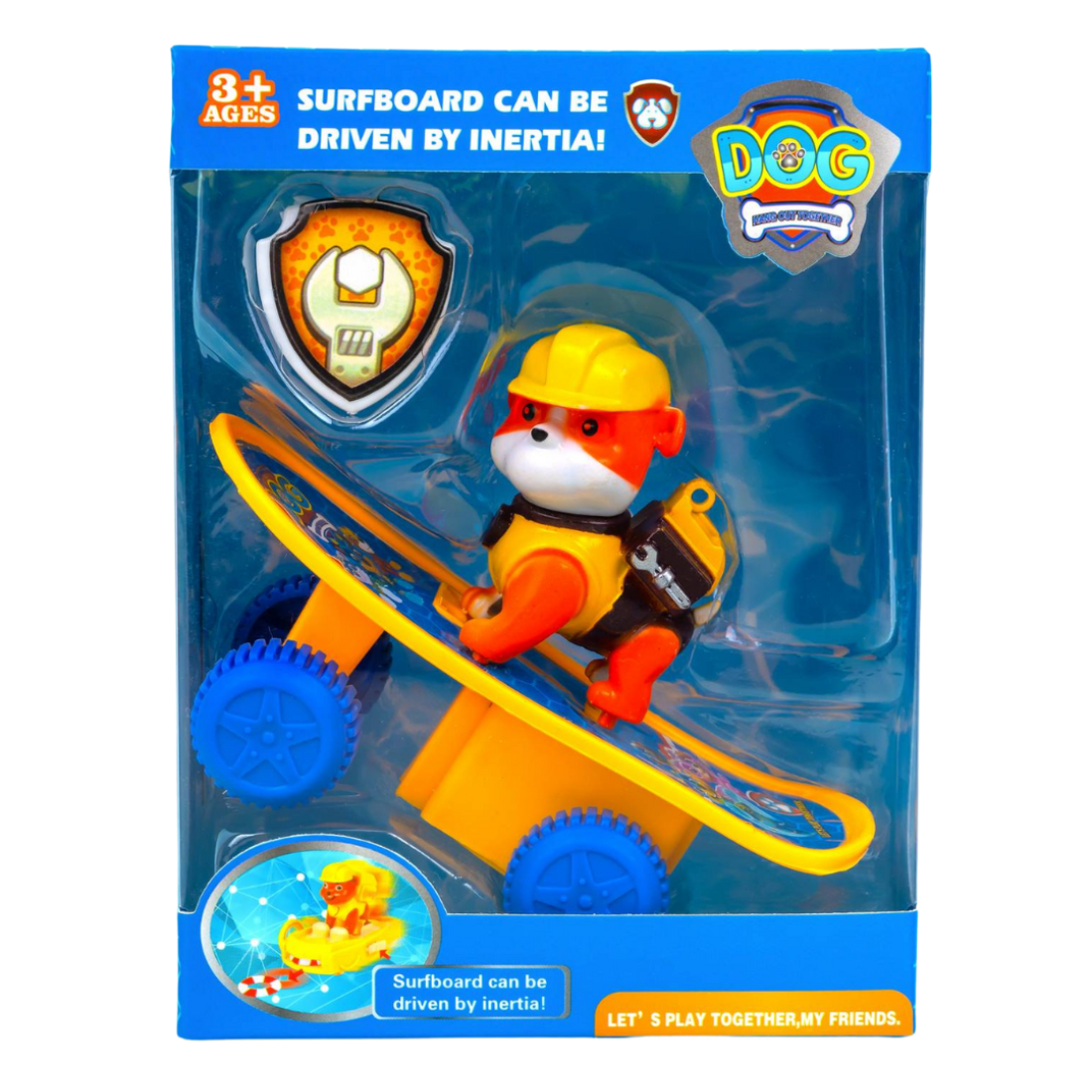 Іграшка Собачка патруль на скейті 13 см копия