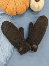 М’які рукавиці з ефектом плюшу — комфорт і стиль для холодних днів INNOE 85005-3 Шоколадний