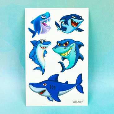 Дитячі татуювання Акули WS-A007 - Купити
