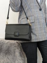 Жіноча сумка з екошкіри з функціональним наповненням INNOE 350013-1 Чорний - Innoe