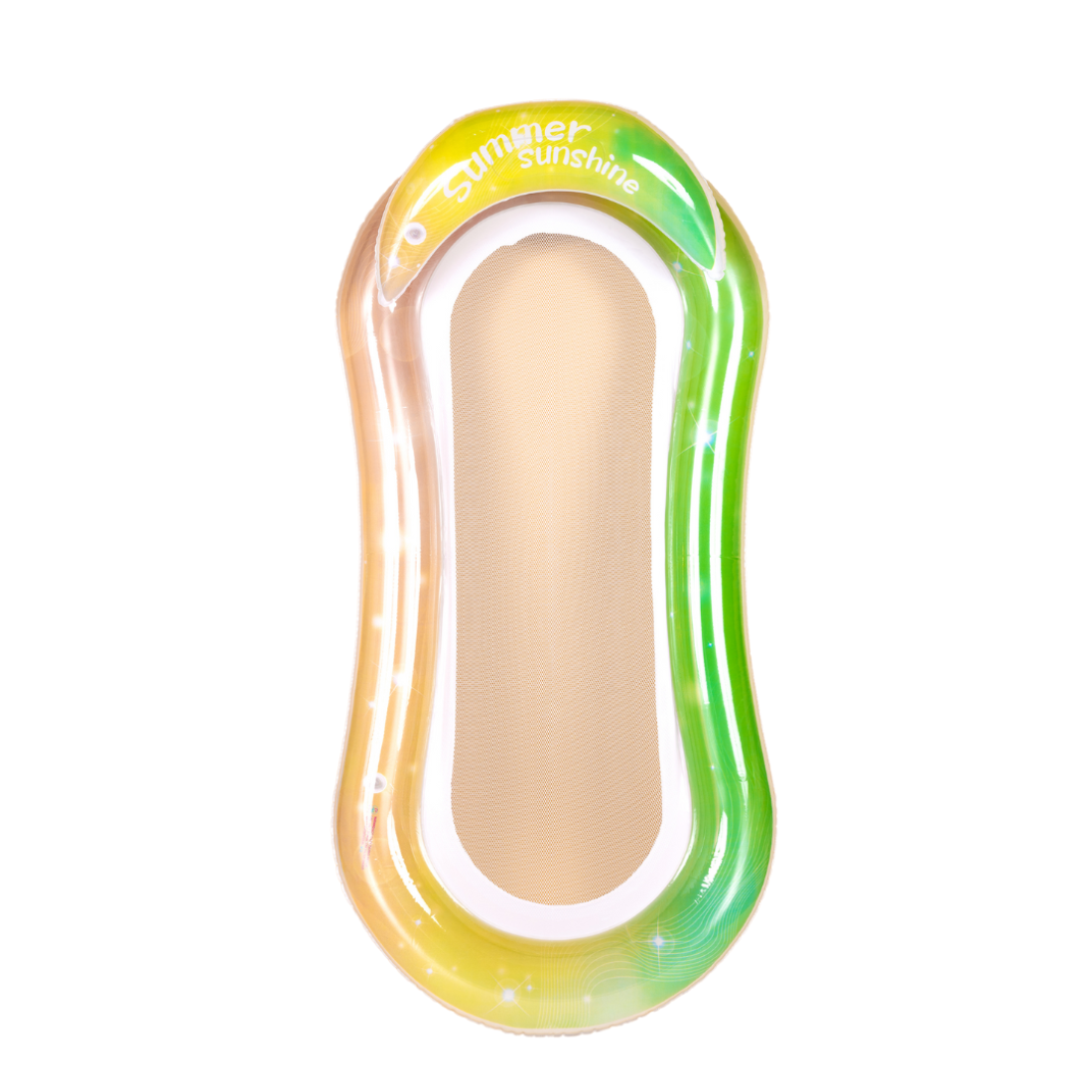 Надувний матрац для плавання із сіткою Лайм 150 см