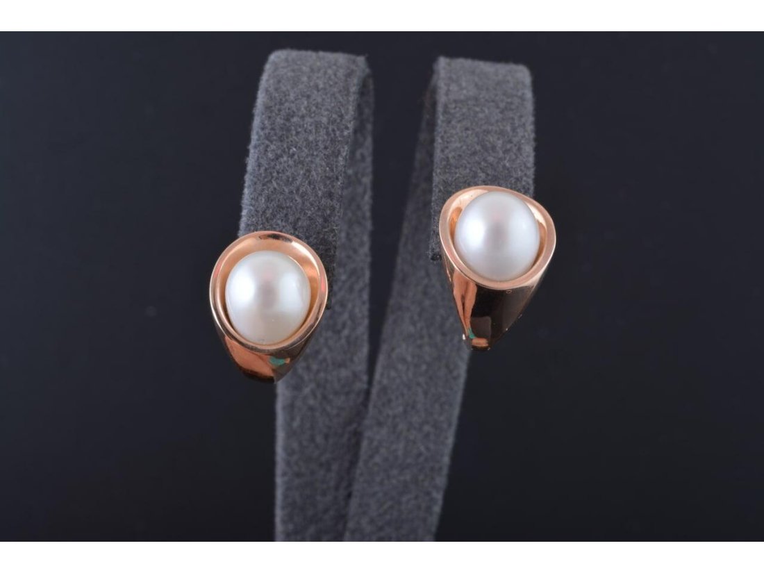 Гарнітур з перлиною "Кали" - Фото3 Гарнітур з перлиною "Кали" - Купити