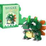 Конструктор BRICKS ДИНОЗАВРИК ТЕМНО-ЗЕЛЕНИЙ