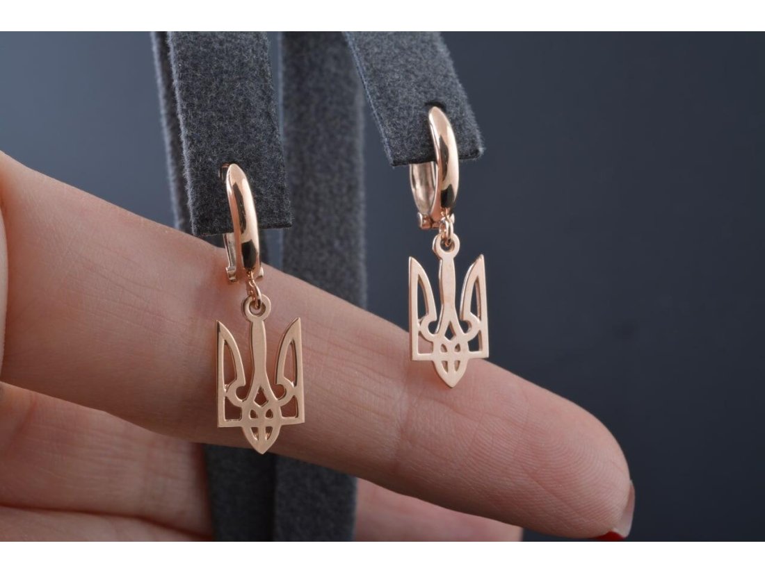 Сережки "Герб" - Фото2 Сережки "Герб" - Багира