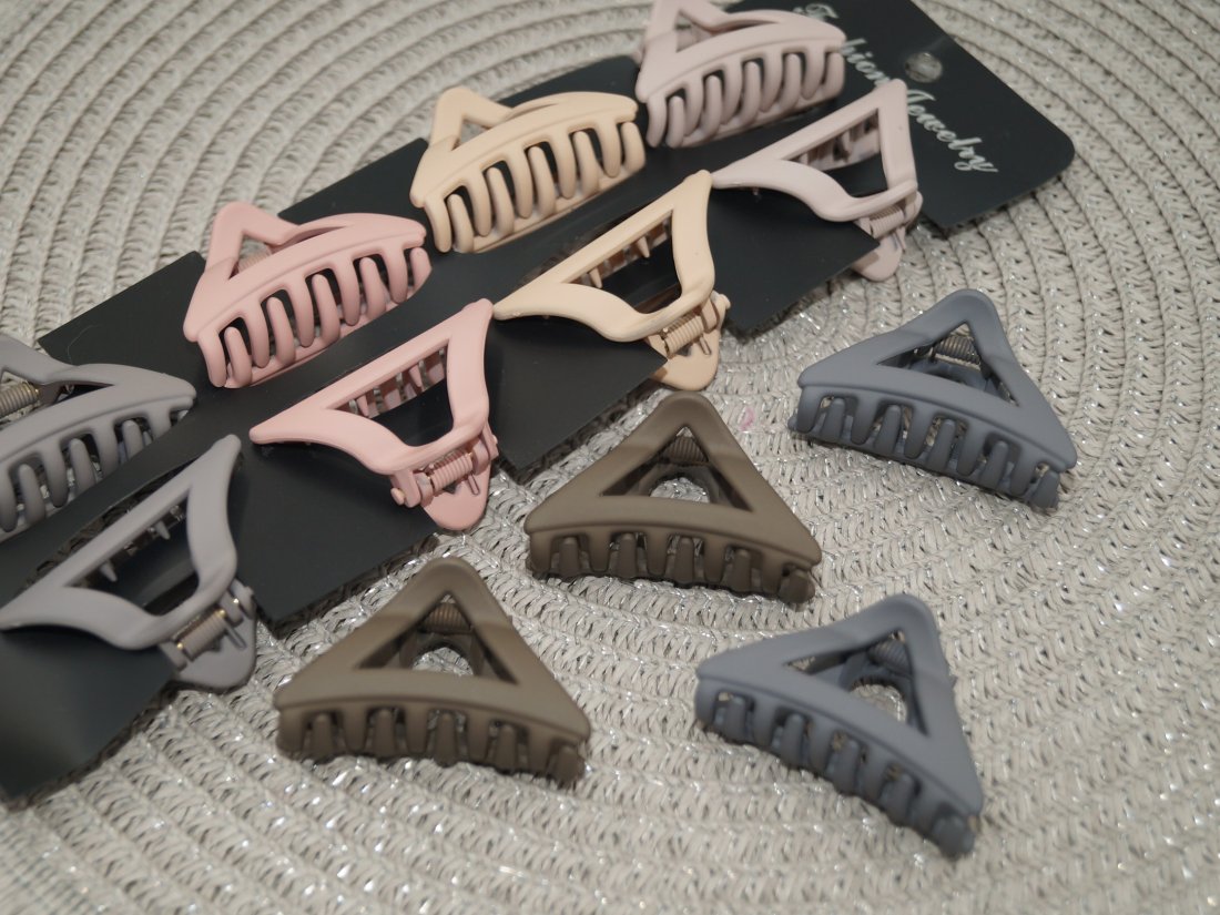 Краби для волосся 4.5 см. Матові.