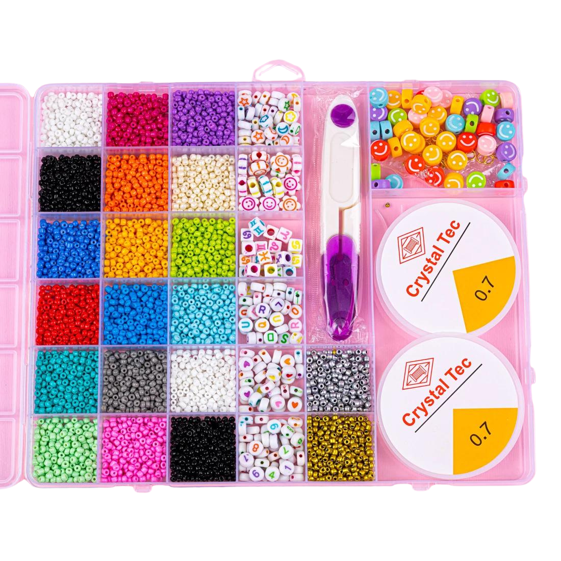 Бісер для плетіння браслетів Піксель 22,5 см