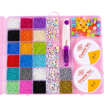 Бісер для плетіння браслетів Піксель 22,5 см - Купити