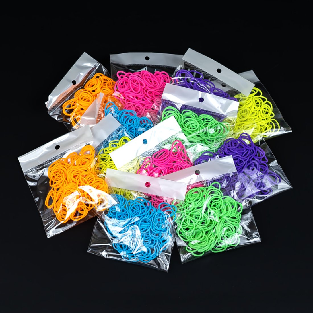 Резинки для плетіння різнокольорові