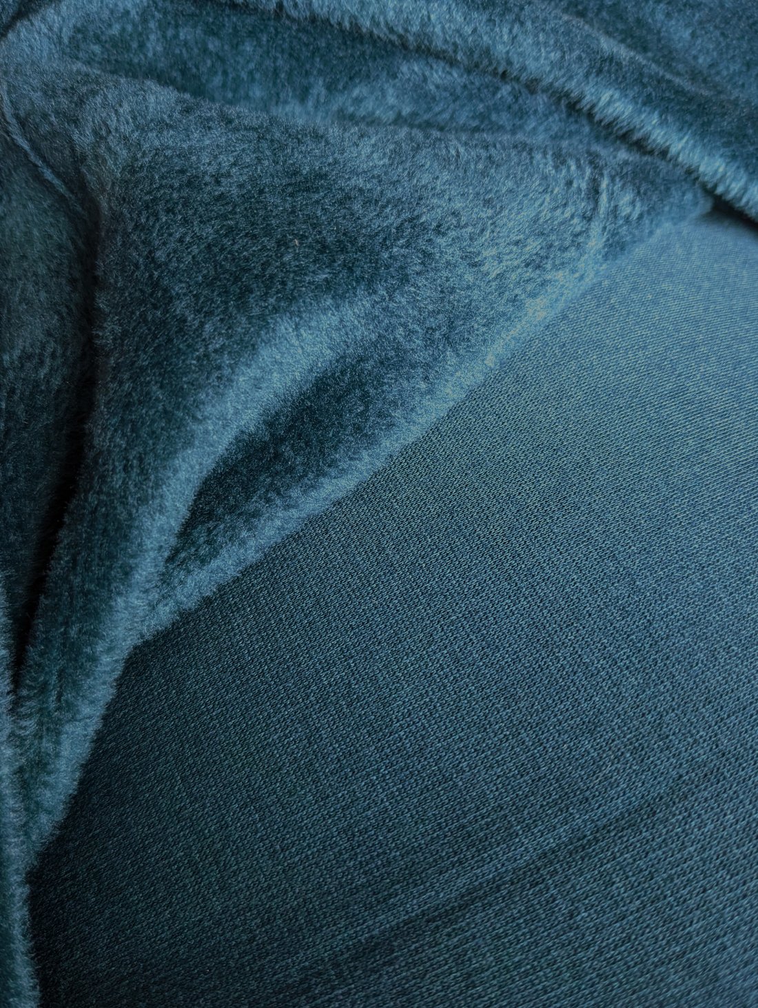 Костюм трикотаж на хутрі INNOE 210366-2 морська хвиля