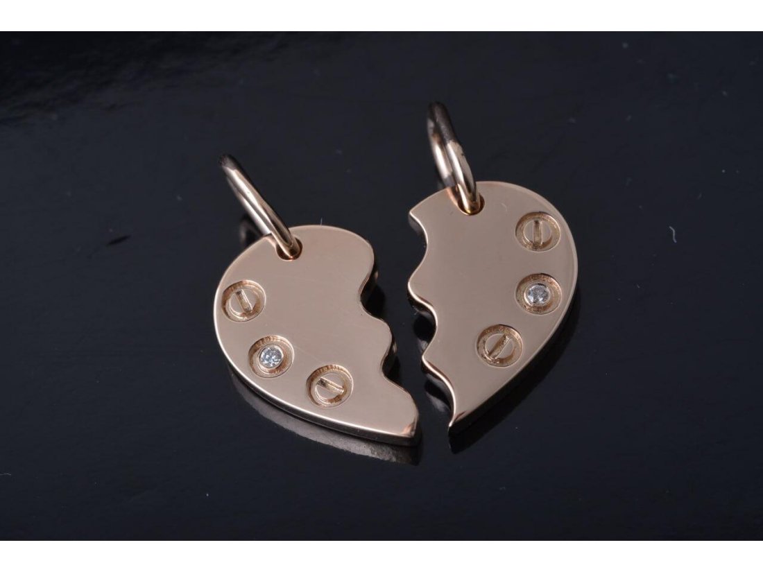 Підвіс - половинки серця - Фото4 Підвіс - половинки серця