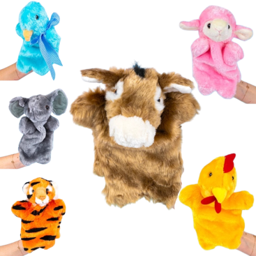 М'які іграшки ляльки рукавички №3, 25 см - Купити