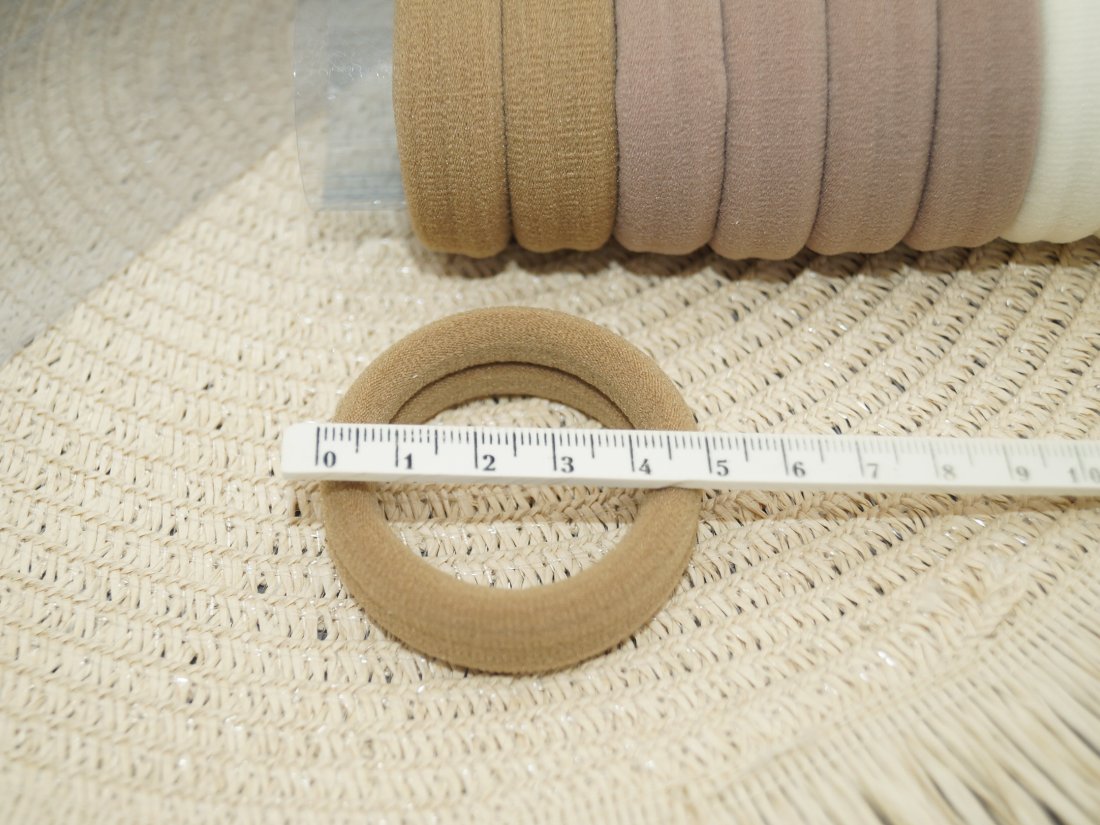 Резинки для волосся, в коробочці. Широка. - Кристалік