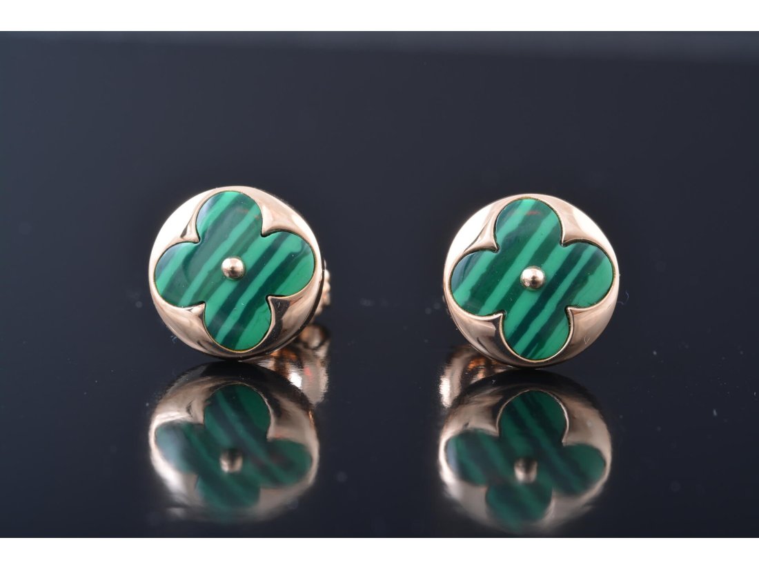 Сережки у стилі Louise Vuitton - Багира