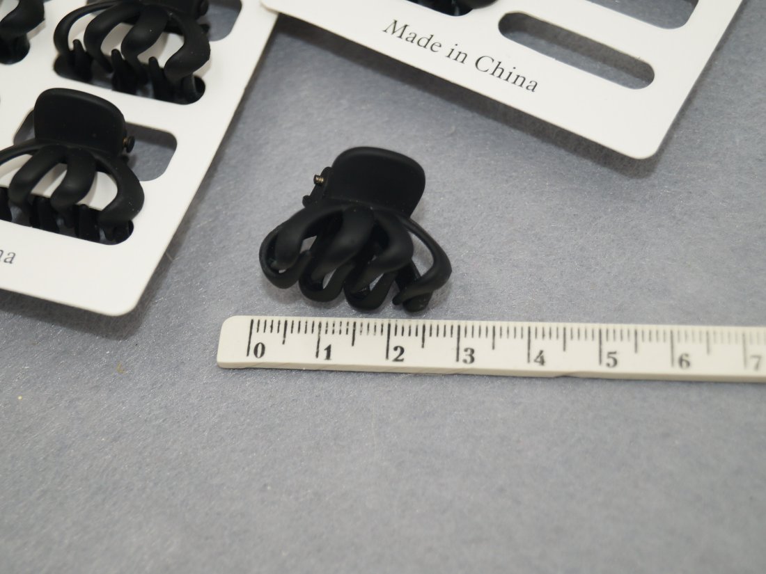 Краби для волосся. Матові 2.5 см. - Кристалік