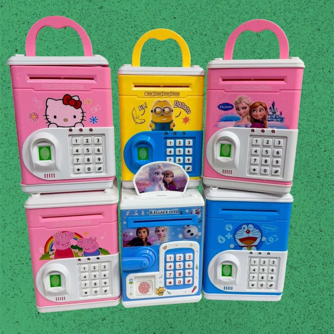 Копилка сейф с отпечатком оптом, фото 3555