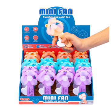 Ручні дитячі вентилятори Ведмедики 12 см - Купити