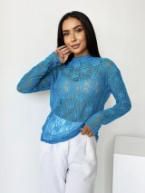 Стильний та практичний гіпюровий гольф 230208-20
