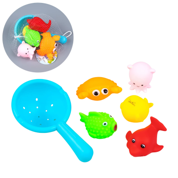 Іграшки для купання, що пищить Морський 6,5 см - Купити